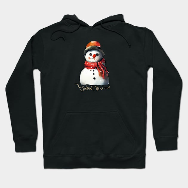 Snowman Hoodie by swagmaven